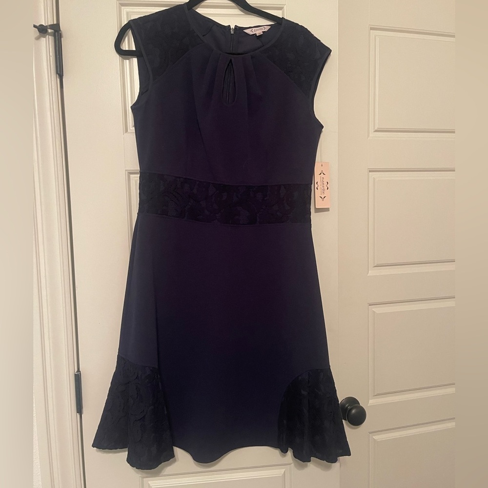 NWT Nanette by Nanette Lepore Navy dress
